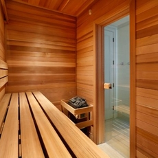 Sauna v obýváku